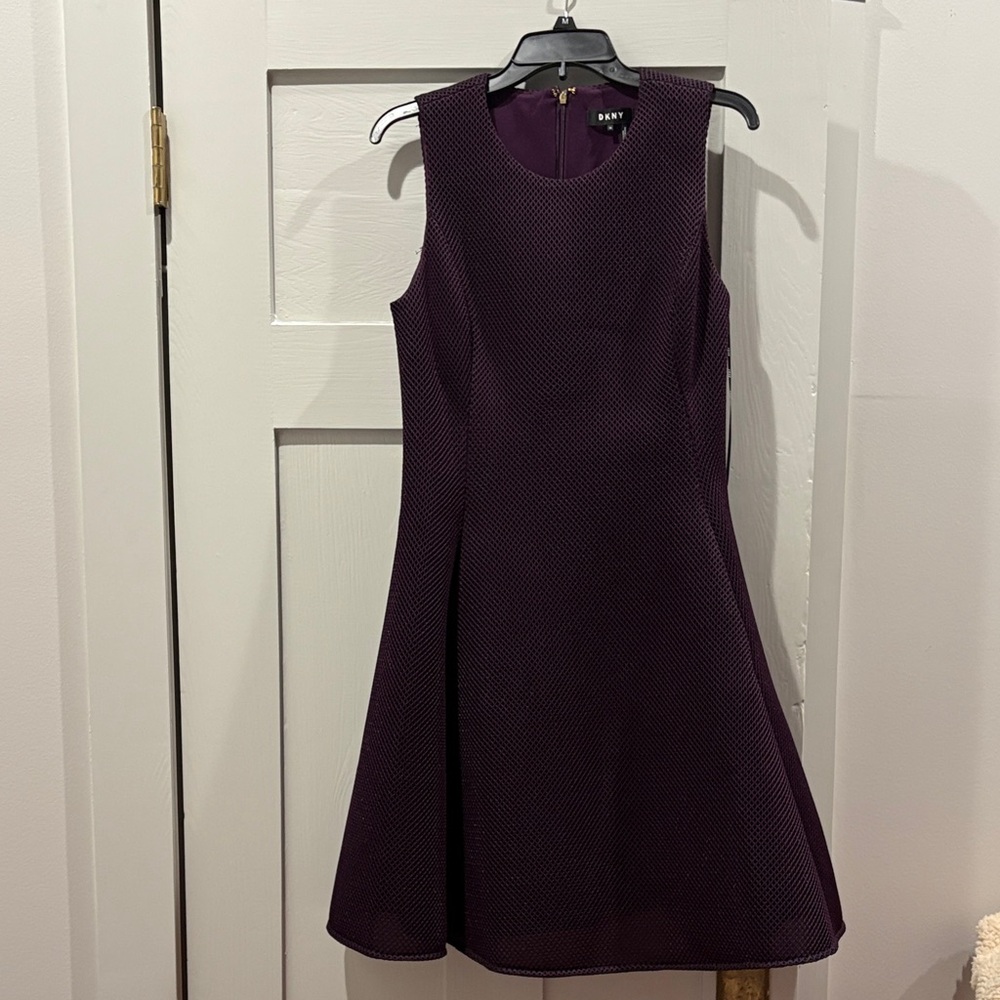 DKNY Rich Purple Mini Dress
